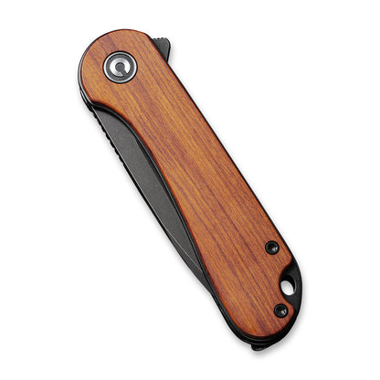 CIVIVI | Elementum Flipper Knife Wood Handle | C907U