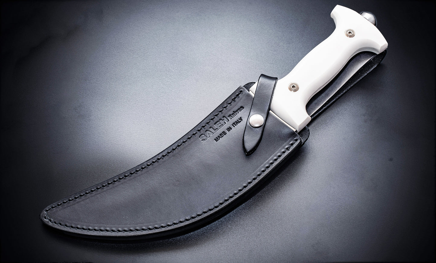 SALEH KHANJAR FIXED KNIFE-WHITE