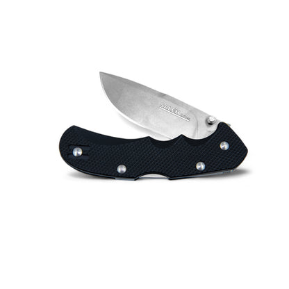 SALEH KNIVES | KNIFE | FOLDING | BLACK-STONEWASH | M390 | TAM-1705 BSW