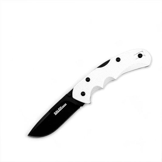 SALEH KNIVES | KNIFE | FOLDING | WHITE-BLACK | M390 | TAM-1705 WB