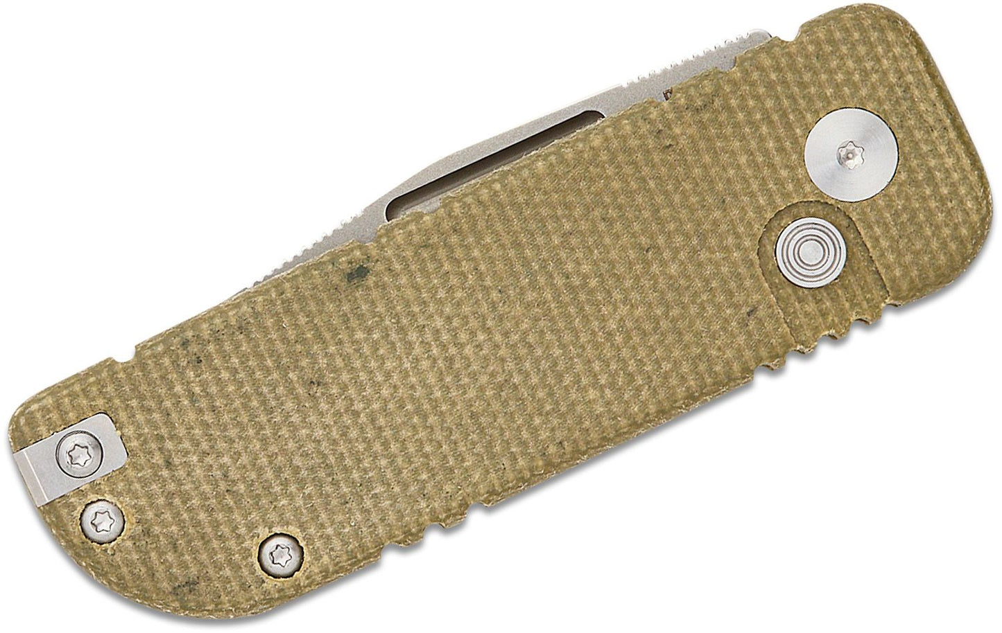 Fox BlackFox BF-758 Nu-Bowie Button Lock Folding Knife