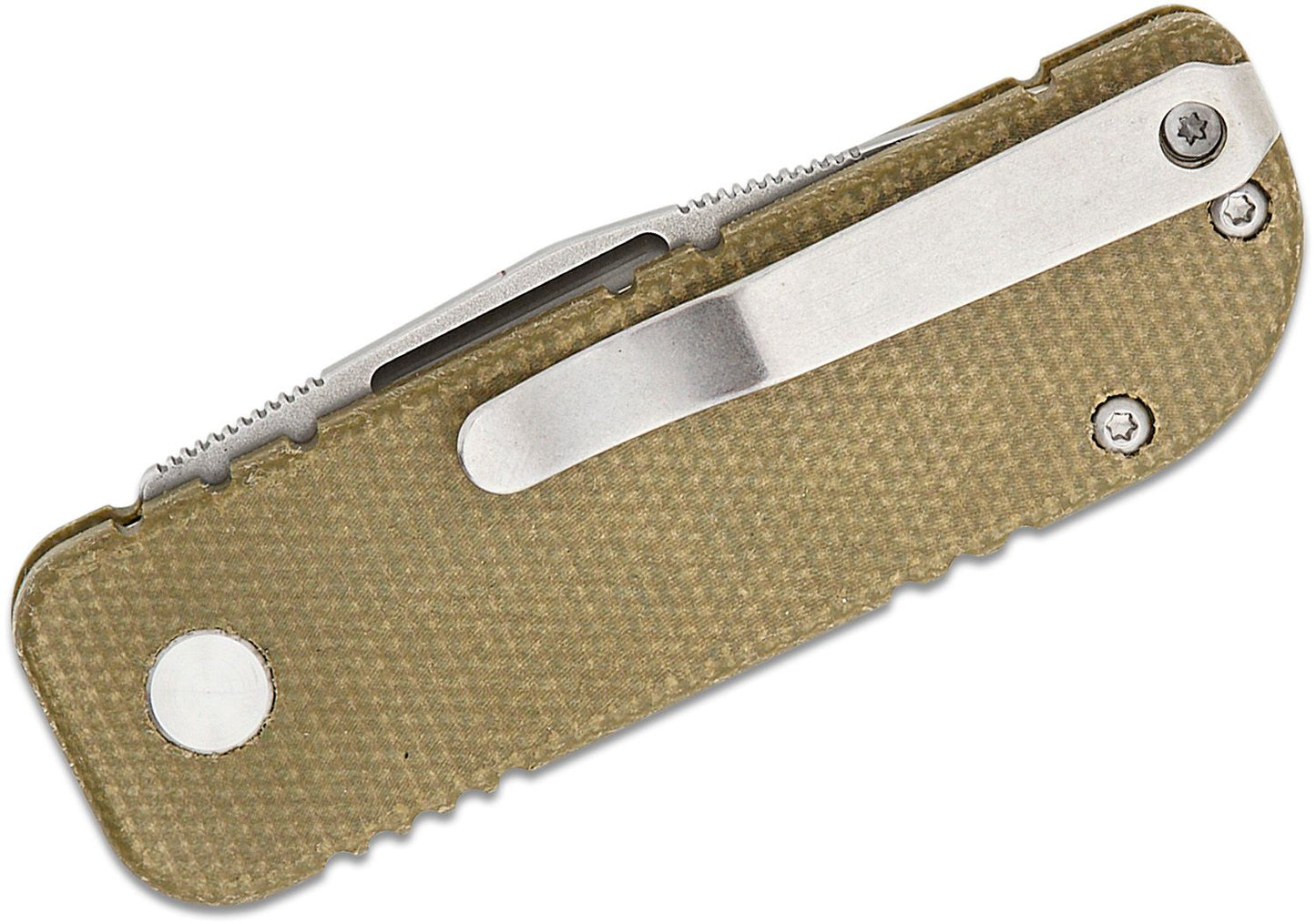 Fox BlackFox BF-758 Nu-Bowie Button Lock Folding Knife