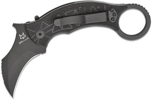 Fox FX-802 Doug Marcaida Tribal K Liner Lock Folding Karambit