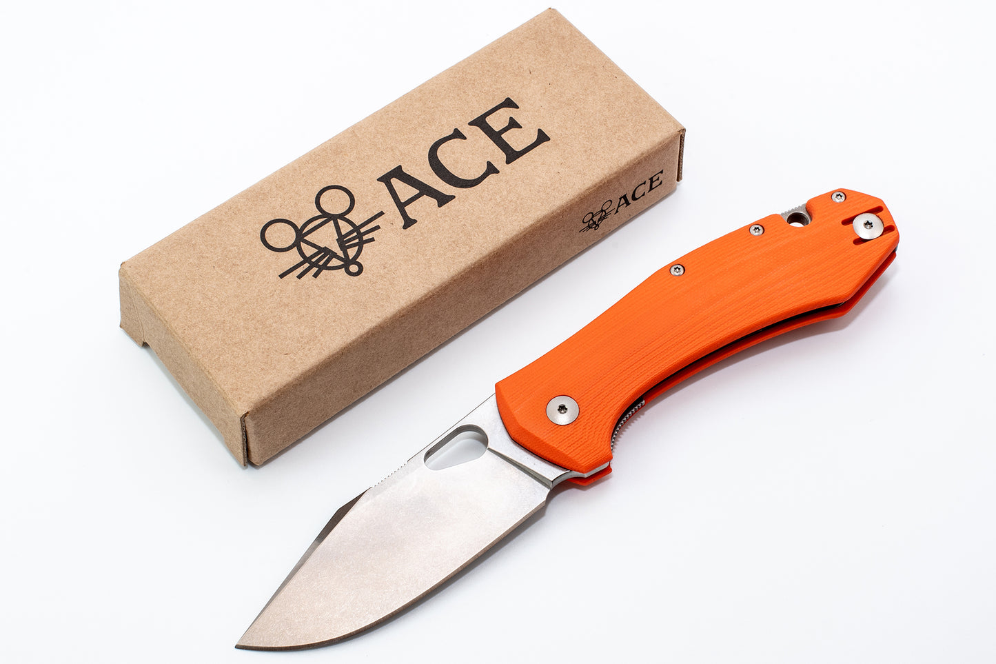 ACE Grand Orange G10 ELMAX STEEL