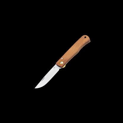Boker Plus Rusticus Folding Knife 420 Steel Wood Handle (01BP0048)