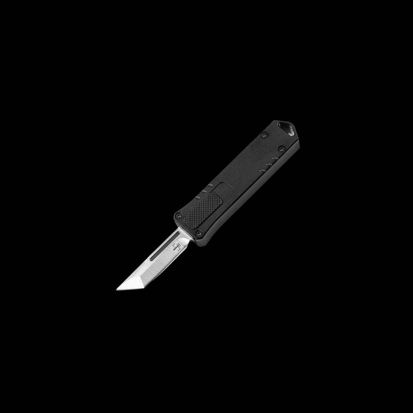 Boker Plus Micro USB OTF Tanto Automatic Knife D2 Black (01BO972)