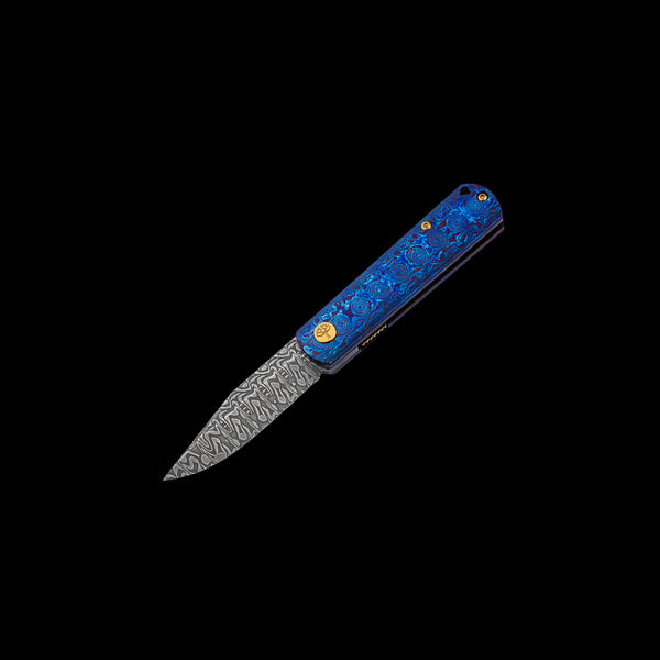 Boker BRLW Fulldress Damast Pocket Knife Damascus Germany (110675DAM)