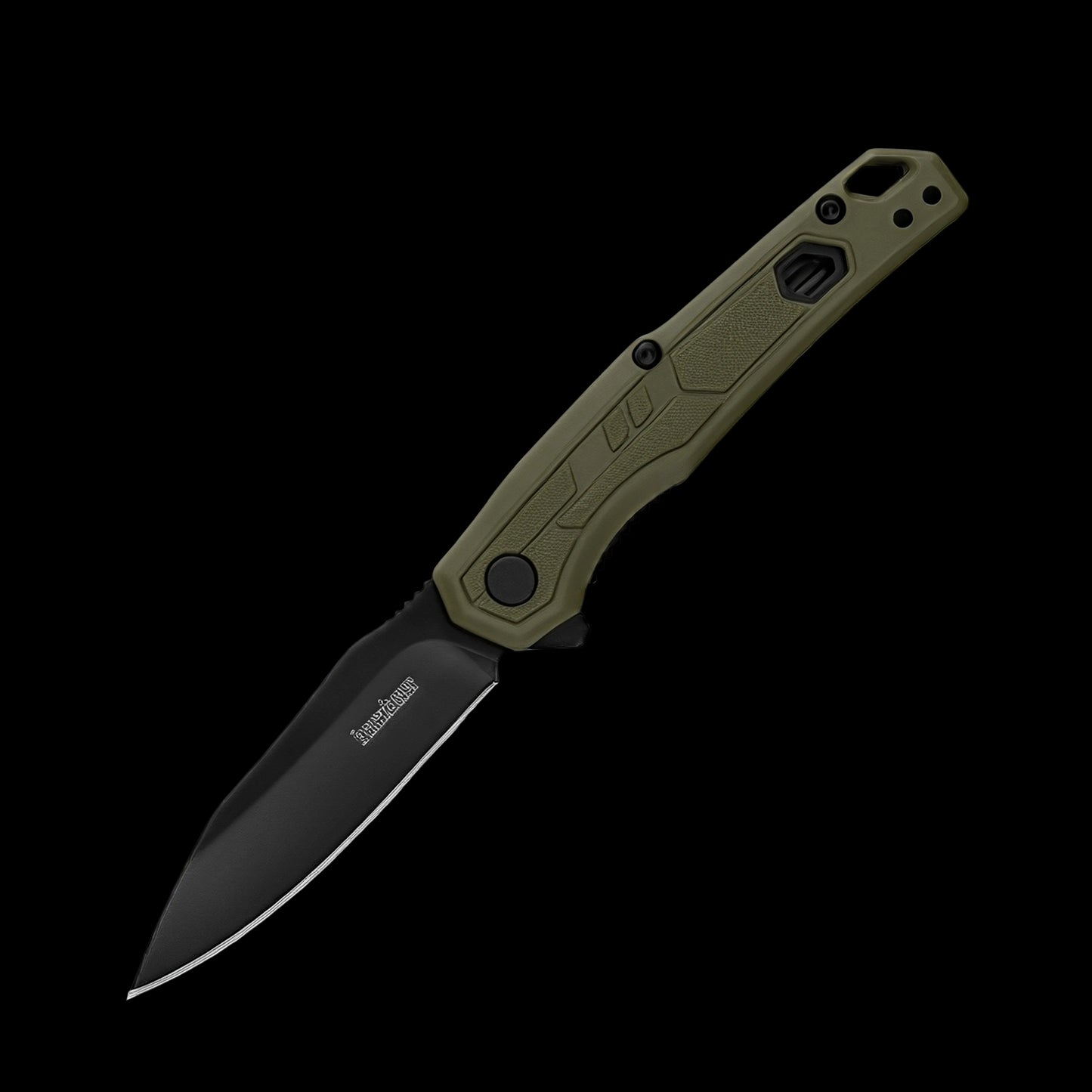 Kershaw Appa Olive Black 1402OLBLK Assisted Folding Knife 2.75″