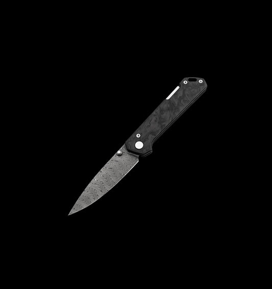 Boker Damast Annual Knife 2026 Damascus Folding Knife Carbon Fiber (1132026DAM)