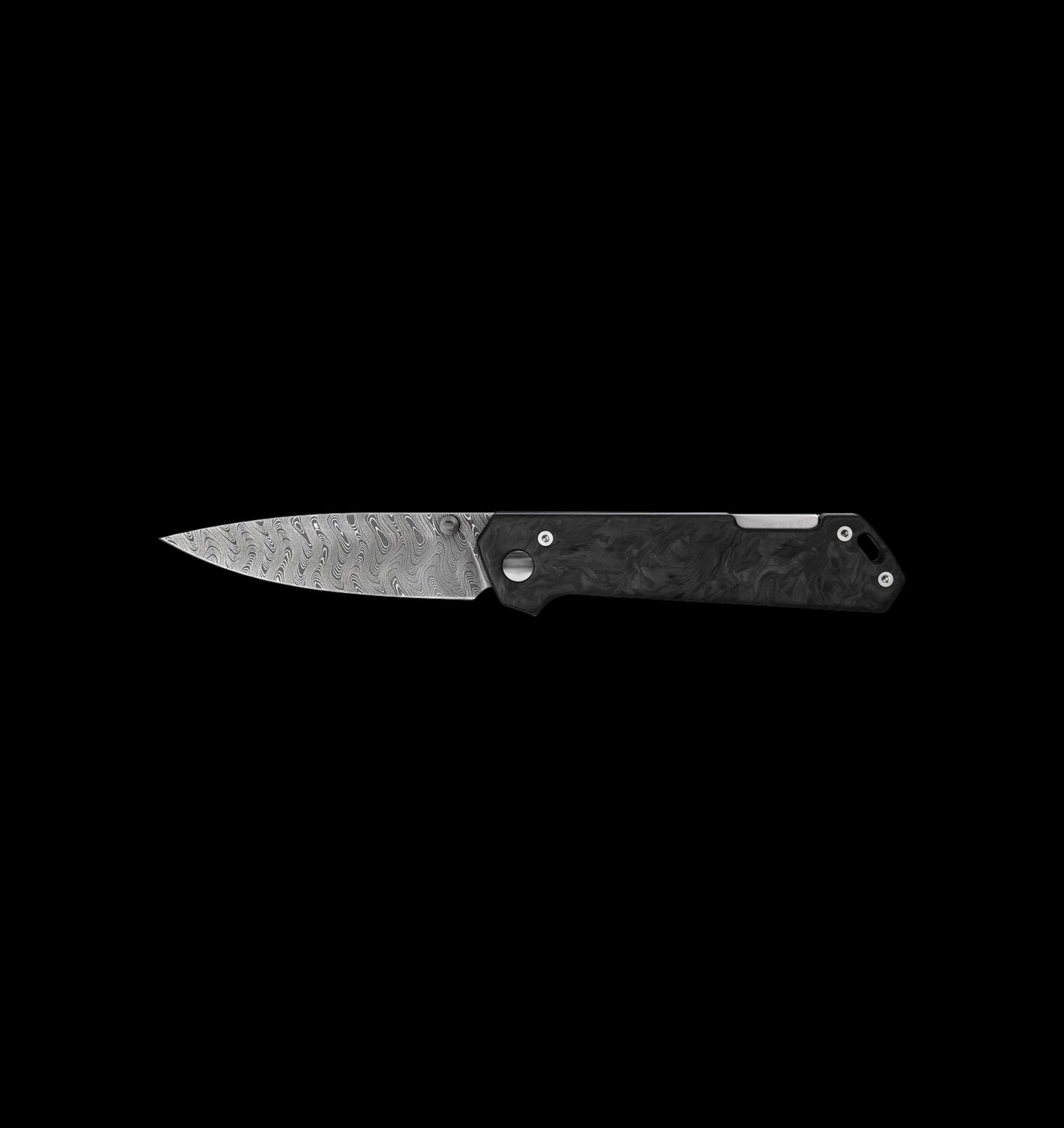 Boker Damast Annual Knife 2026 Damascus Folding Knife Carbon Fiber (1132026DAM)