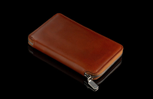 LG ZIP WALLET - BOURBON - ZW HAR BRN
