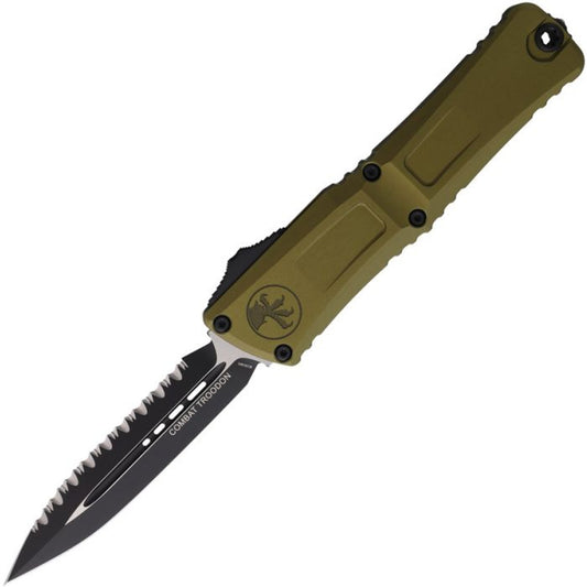 1142-3OD Microtech Combat Troodon D/E Gen III - OD Green Alum. (4" Premium Steel)