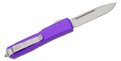 MICROTECH | ULTRATECH DROP POINT PARTIAL SERRATED PURPLE | 121-11PU