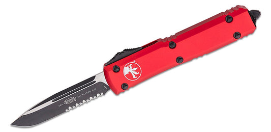 MICROTECH ULTRATECH  RED PARTIAL SERRATED