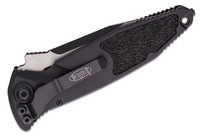 MICROTECH | SOCOM ELITE | BLACK PARTIAL SERRATED | AUTO FOLDING | 160A-2T