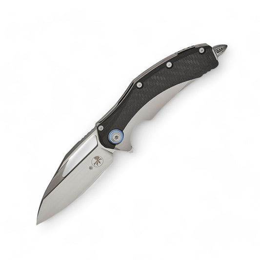 Microtech |   Bolstered Titanium Handles with Carbon Fiber | Frame Lock| 165C-4CFTI