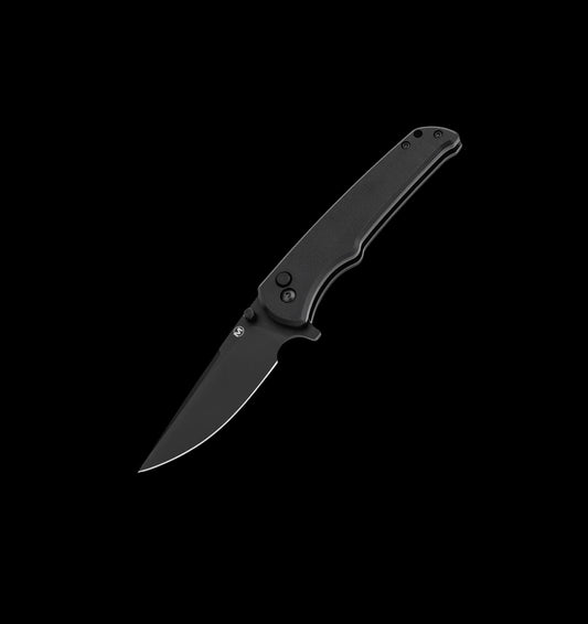 Magnum Blackjay Folding Knife 440A Button Lock Black G10 (01BM0004)