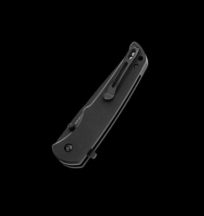 Magnum Blackjay Folding Knife 440A Button Lock Black G10 (01BM0004)