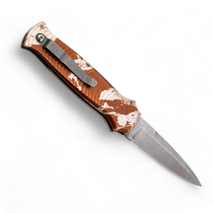 Piranha | Bodyguard Camo Stonewash S30V Auto | PO-P-6CT