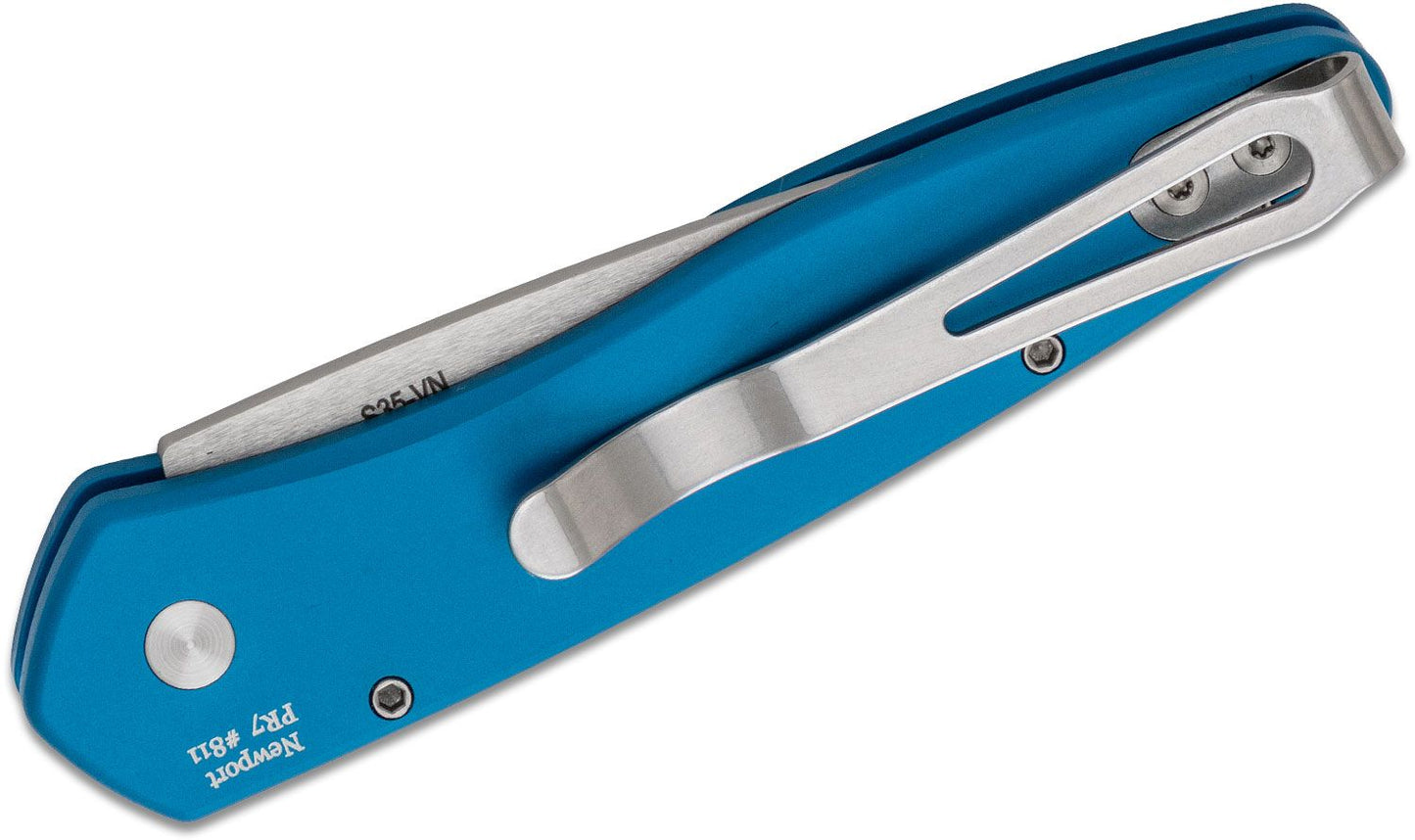 Protech Newport AUTO Folding Knife-Blue