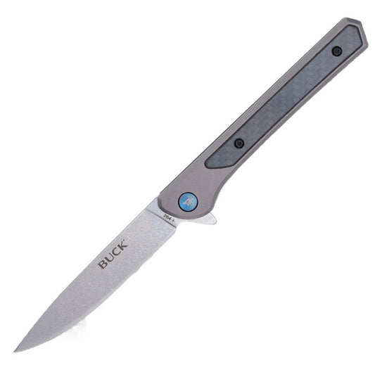 Buck Knives 264 Cavalier Flipper 3.6" 7Cr Framelock 0264GYS-B