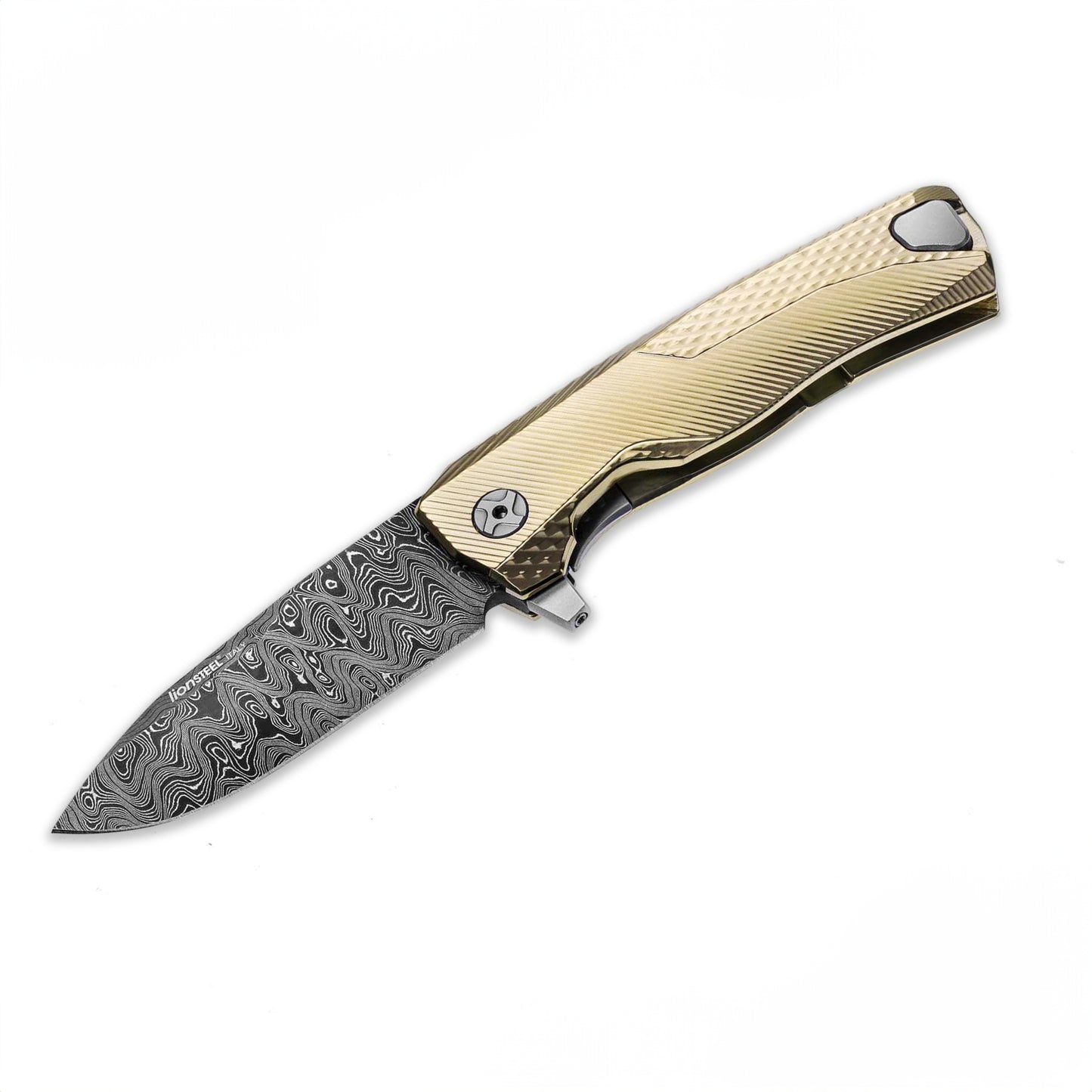 LIONSTEEL | Colt. Chiud Solido Solid Titanum Gold FLP | ROK DD GL