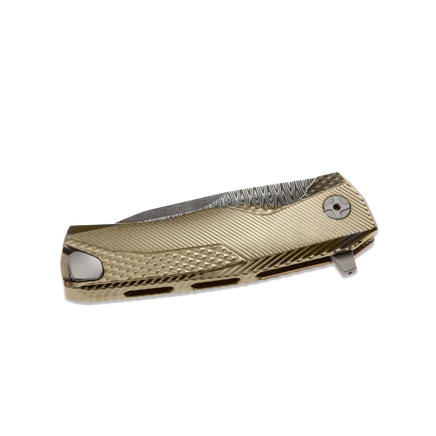 LIONSTEEL | Colt. Chiud Solido Solid Titanum Gold FLP | ROK DD GL