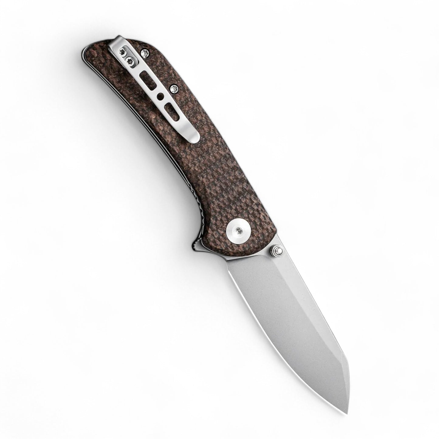 SENCUT | Fritch Flipper & Thumb Stud Knife Micarta Handle | S22014-3