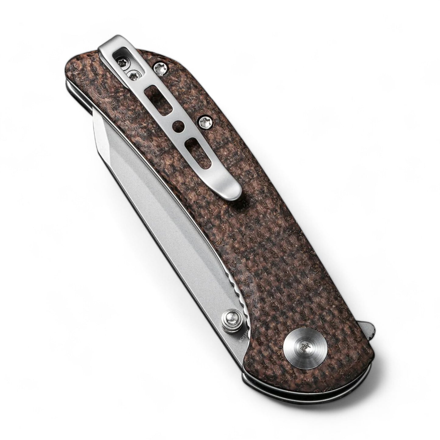 SENCUT | Fritch Flipper & Thumb Stud Knife Micarta Handle | S22014-3