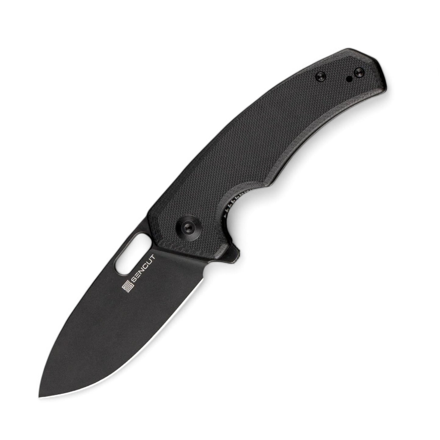 SENCUT | Acumen Flipper & Thumb Hole Knife G10 Handle | SA06A