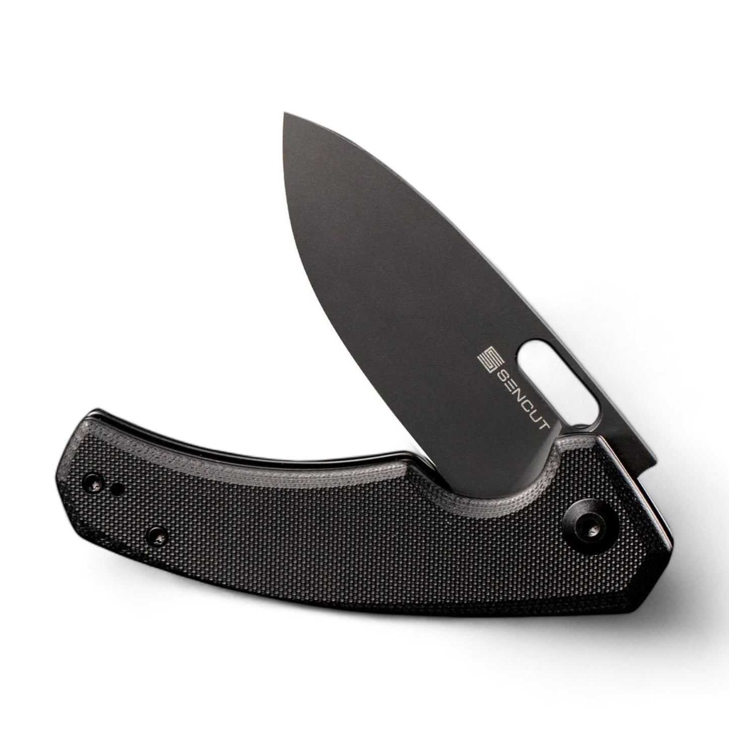 SENCUT | Acumen Flipper & Thumb Hole Knife G10 Handle | SA06A