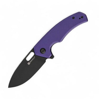 SENCUT| Acumen Flipper & Thumb Hole Knife G10 Handle | SA06D