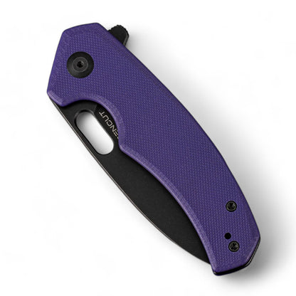 SENCUT| Acumen Flipper & Thumb Hole Knife G10 Handle | SA06D