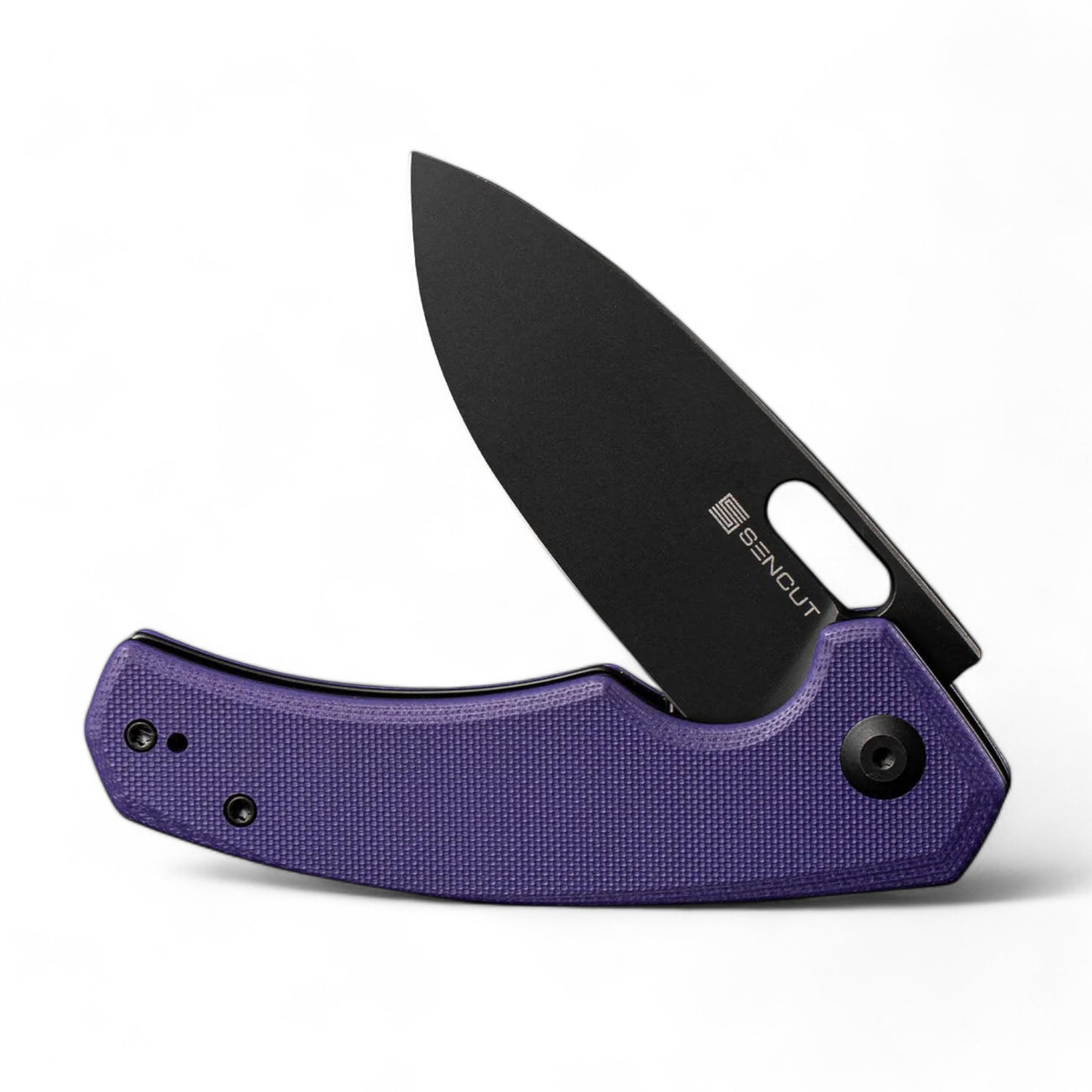 SENCUT| Acumen Flipper & Thumb Hole Knife G10 Handle | SA06D