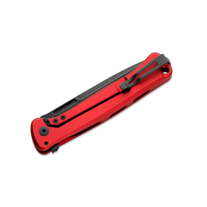 LIONSTEEL | Solid Red M,Cut SW Gold Aluminium Knife | SK01 A RB