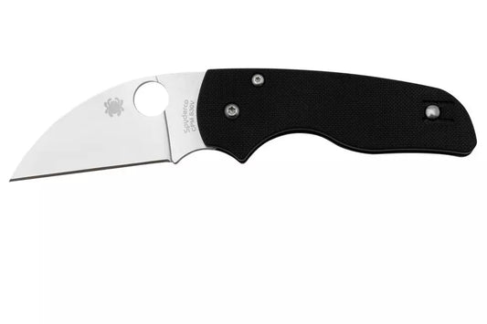 Spyderco Lil' Native Compression Lock Knife Black G-10 (2.5" Satin) C230GPWC