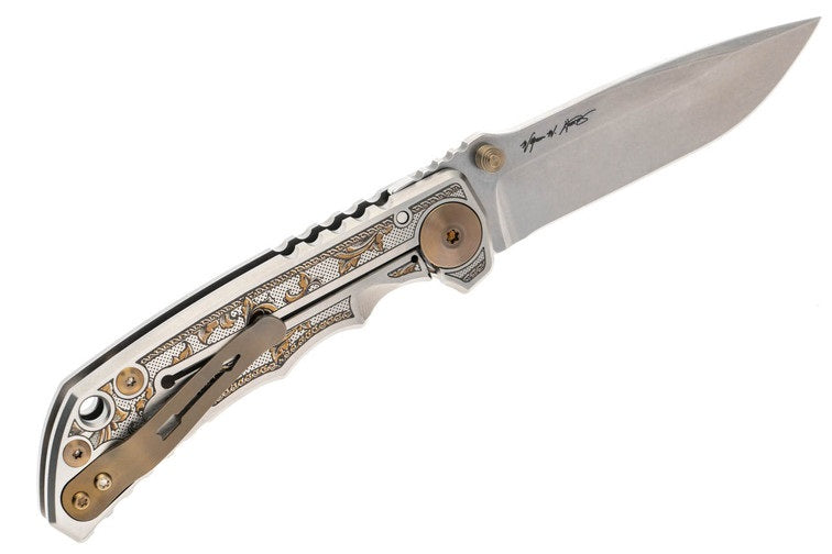 Spartan Blades Harsey Folder MagnaCut - Flourishes - 2023 Special Edition -SF5FLRISHS