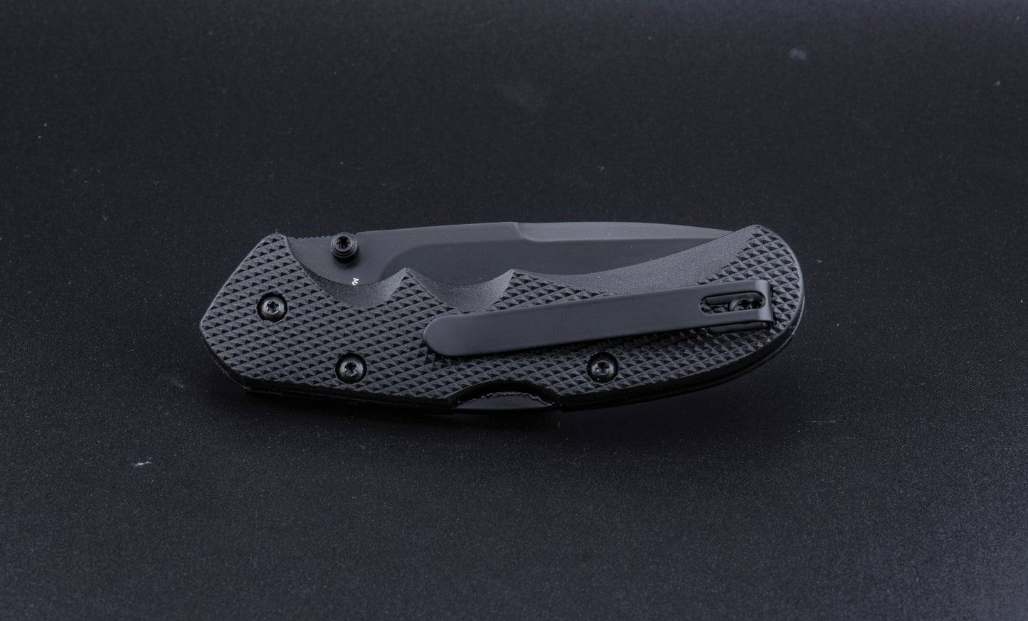 SALEH FOLDING KNIFE BLACK-BLACK  M390