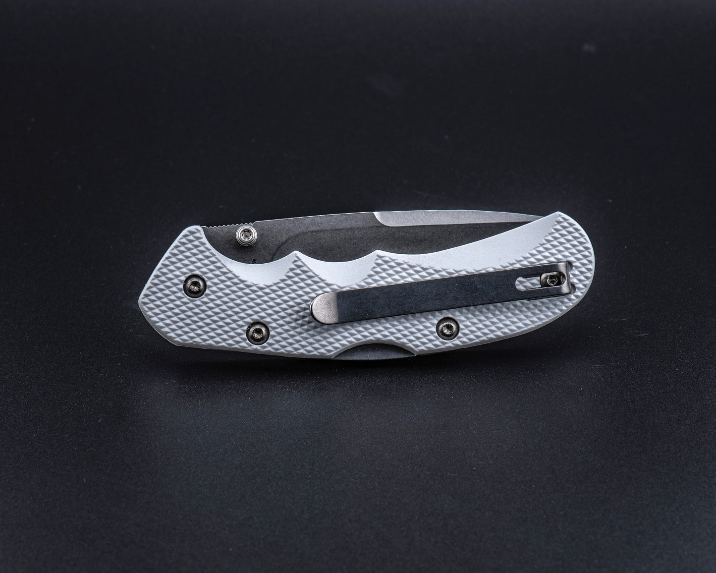 SALEH FOLDING KNIFE WHITE-STONEWASH M390