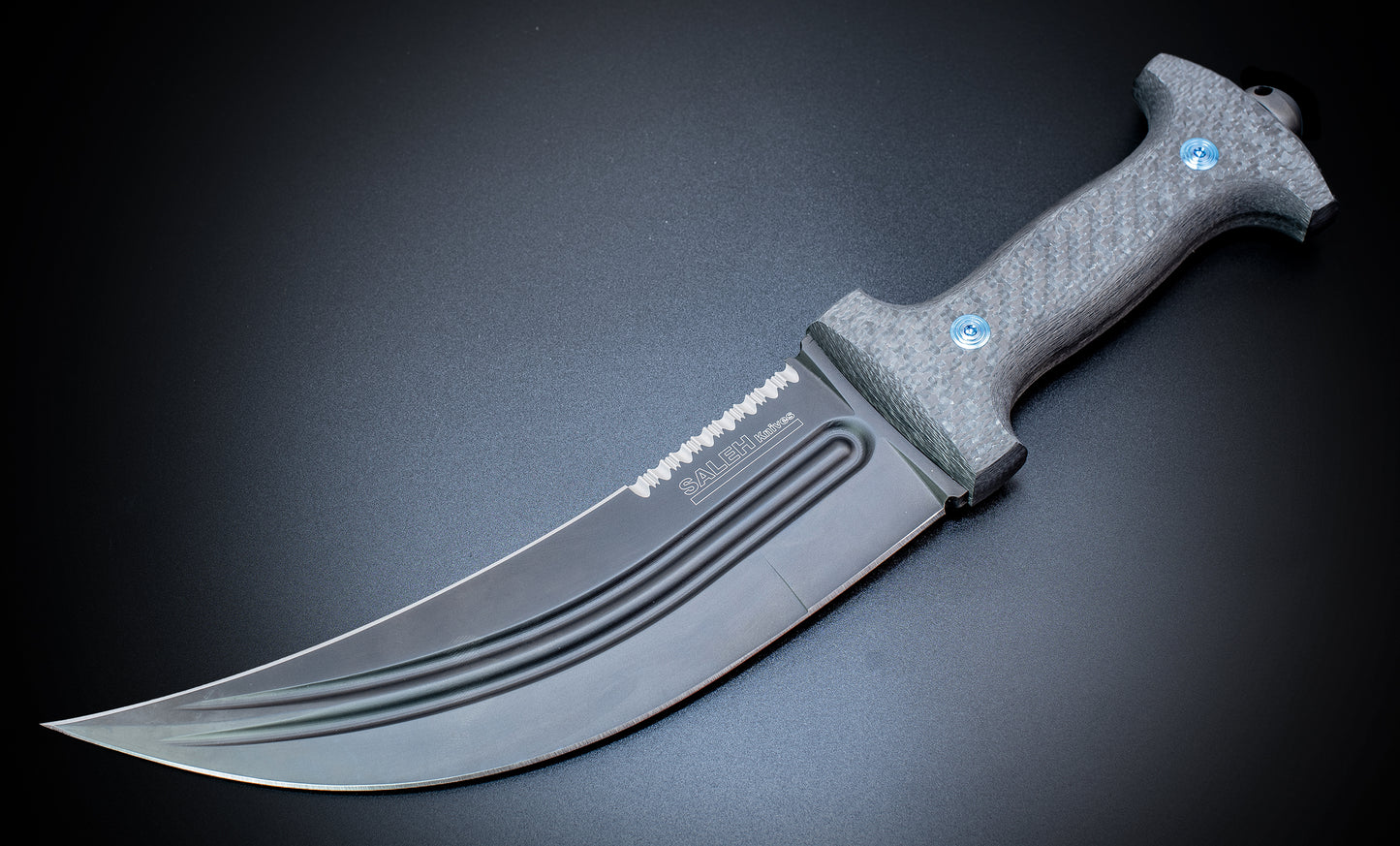 SALEH KHANJAR FIXED KNIFE CARBON FIBER