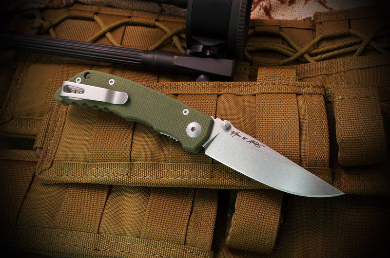 TALOS Liner Lock Green G-10-SFBL7GR