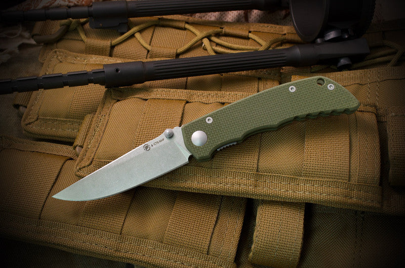TALOS Liner Lock Green G-10-SFBL7GR