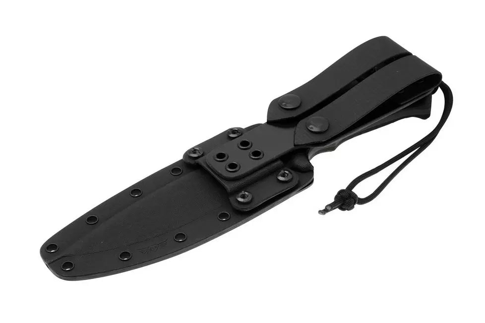 Spartan Blades Harsey Difensa SB19BKBKKYBK Black, Black Micarta, survival knife, kydex sheath (Copy)