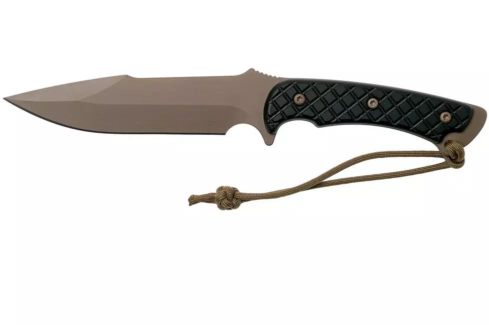 Spartan Blades Harsey Difensa SB19BKBKKYBK Black, Black Micarta, survival knife, kydex sheath