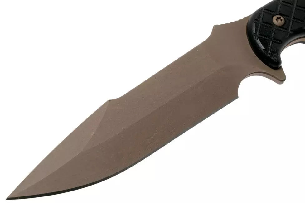 Spartan Blades Harsey Difensa SB19BKBKKYBK Black, Black Micarta, survival knife, kydex sheath