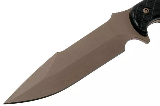 Spartan Blades Harsey Difensa SB19BKBKKYBK Black, Black Micarta, survival knife, kydex sheath