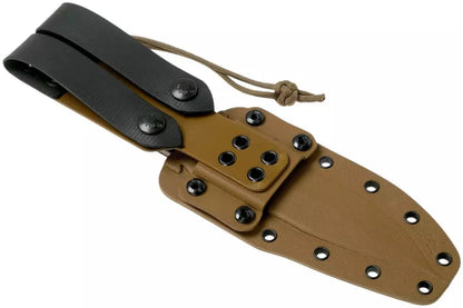 Spartan Blades Harsey Difensa SB19BKBKKYBK Black, Black Micarta, survival knife, kydex sheath