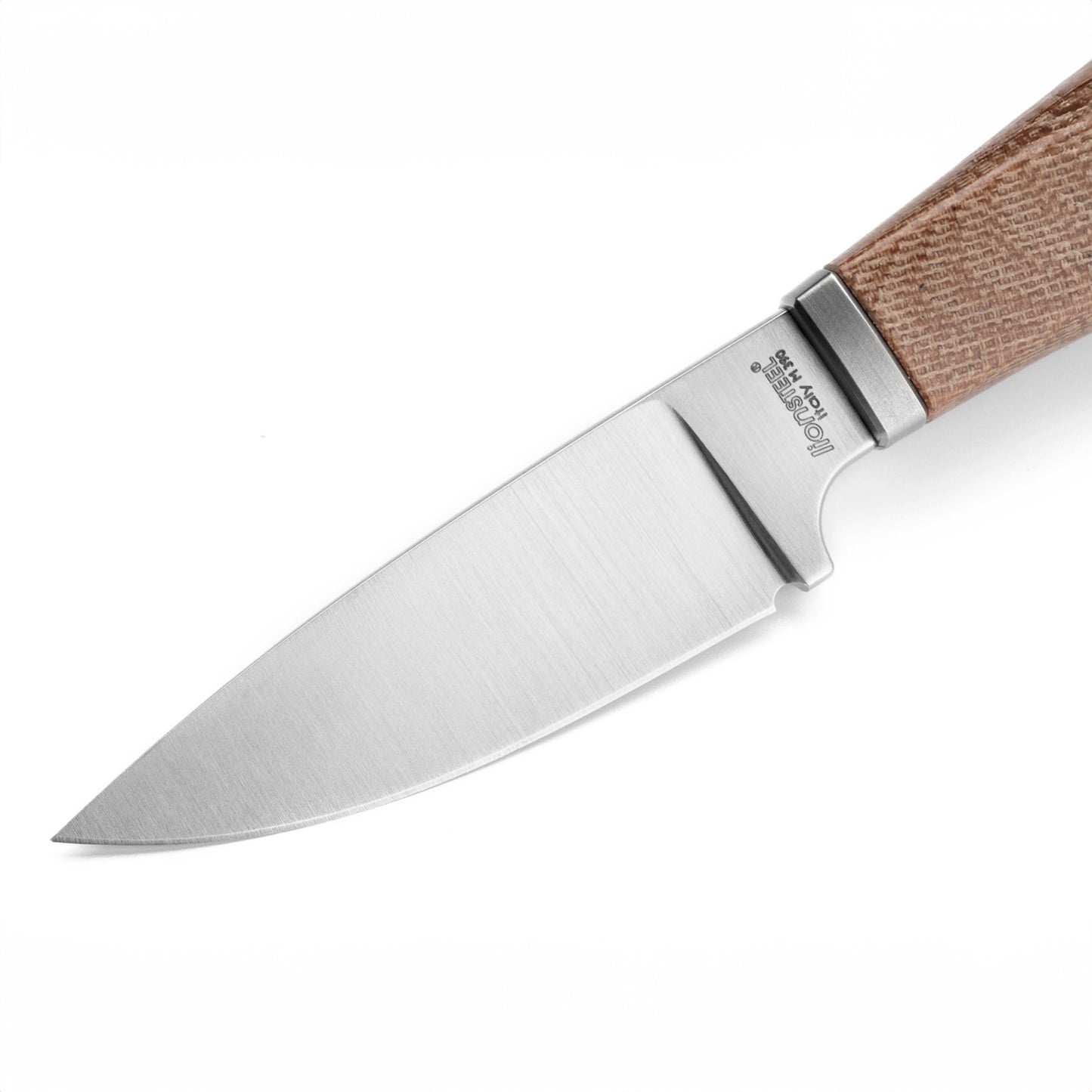 LIONSTEEL | Fixed Blade M 390 Canvashandle TI Guard | WL 1 CVN