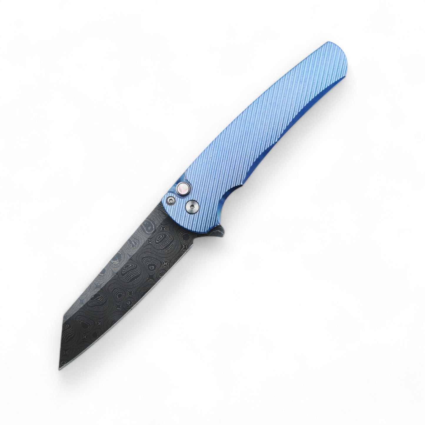 Pro-Tech | Knife | 5242 | Malibu | Titanium Custom | 5242 Malibu BLUE