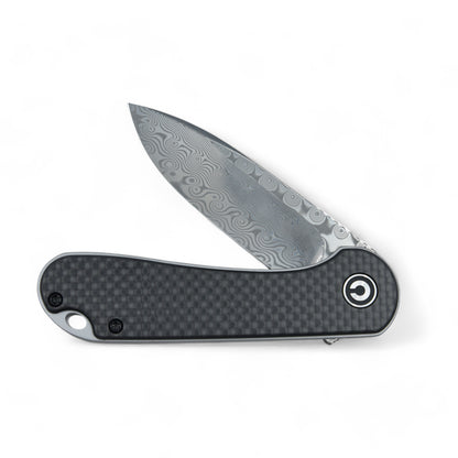 CIVIVI | Elementum Flipper Knife Carbon Fiber & G10 Handle | C907DS